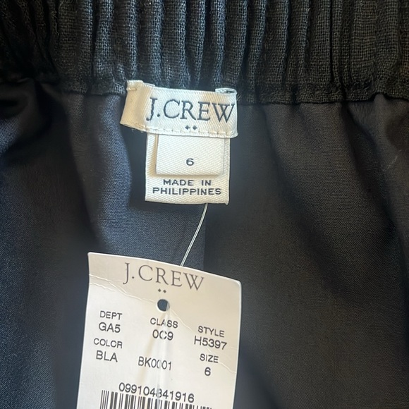 J Crew Linen Blend Scalloped Edge Skirt - Picture 3 of 4